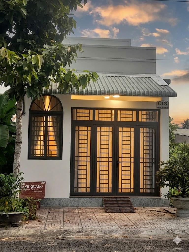 Nhà trệt lửng đường N1 khu tái định cư phường 9